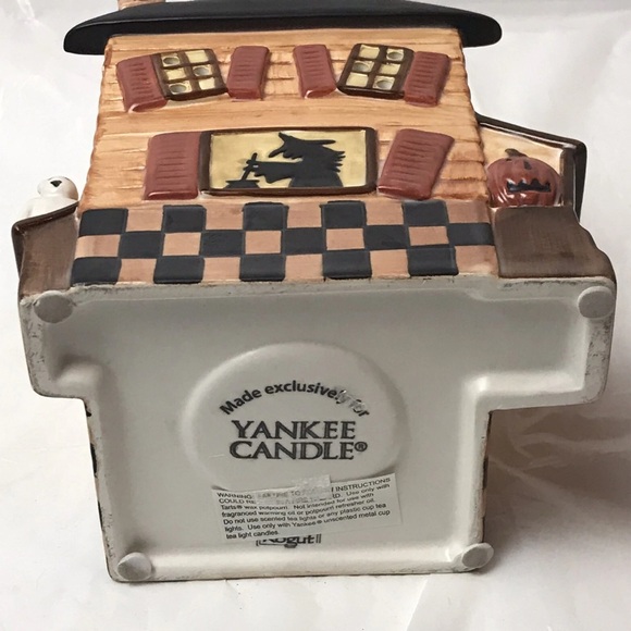 Yankee Candle Halloween House Votive Candle Tart Warmer Witch Ghost - Picture 7 of 7